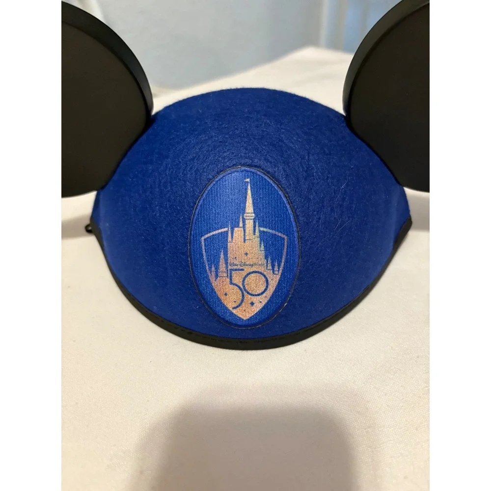 DISNEY Mickey Mouse‎ Ears Cast Member Hat 50TH ANNIVERSARY